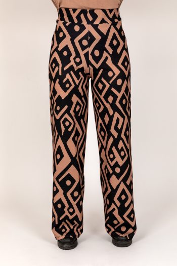 pantalone a palazzo a fantasia