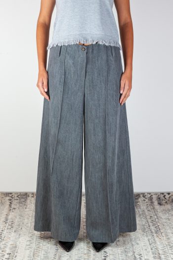 pantalone a palazzo in lyocell
